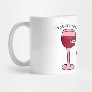 Valent-wine and Valen-twine Mug